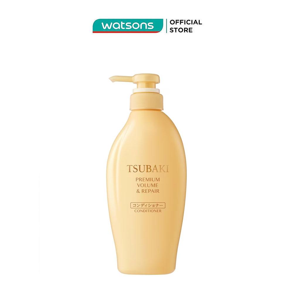 Dầu Xả Tsubaki Premium Volume &amp; Repair Conditioner Phục Hồi Hư Tổn 450ml