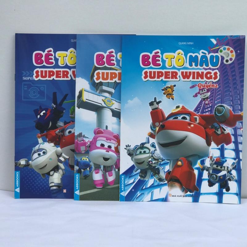 tập vở bé tô màu super wing