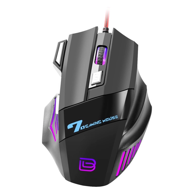 Chuột chơi game có dây có led TEKKIN B10 cực nhạy dành cho game thủ Chuột chơi game có dây có led TEKKIN B10 cực nhạy dành cho game thủ DRU - Hàng Chính Hãng