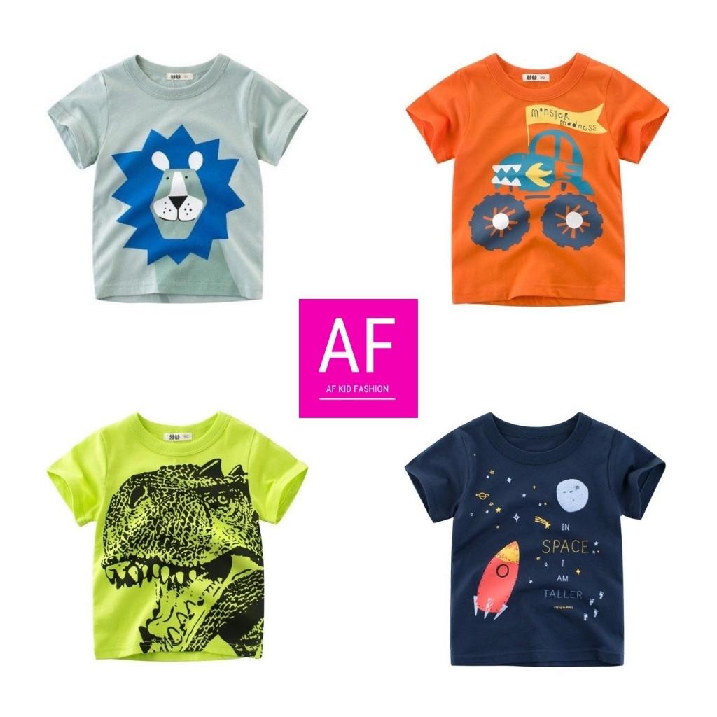 Áo bé trai, áo thun KONG cho bé in hình độc đáo chất cotton hàng xuất Âu Mỹ