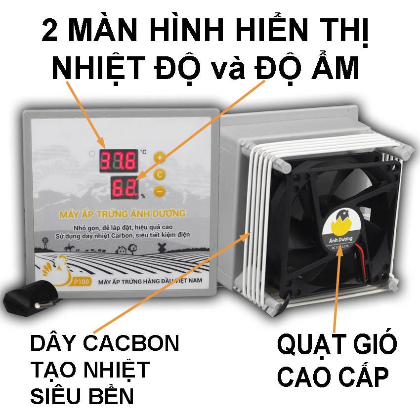 Máy ấp trứng mini p100