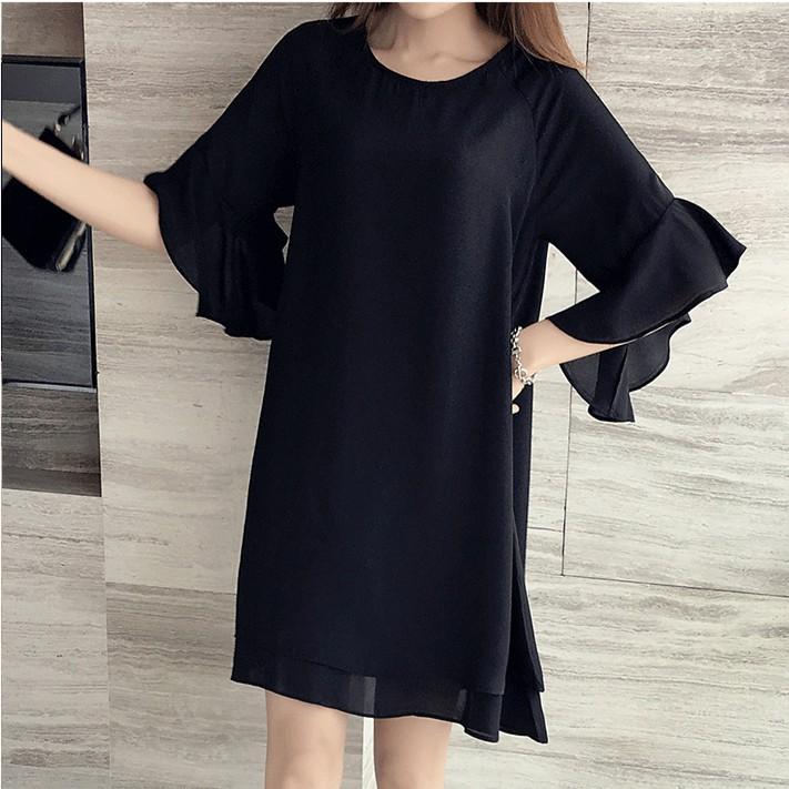 Đầm Tay Ráp Lăng Cao Cấp