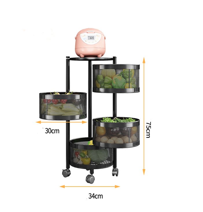 KỆ ĐỂ ĐỒ ĐA NĂNG GẤP GỌN THÉP KHÔNG RỈ 3,4,5 TẦNG, CÓ BÁNH XE