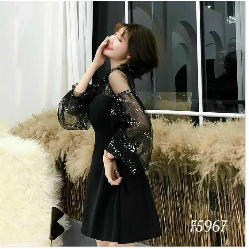 ĐẦM UMI PHỐI LƯỚI KIM TUYẾN HỌA TIẾT SANG TRỌNG,CHẤT LIỆU VÃI UMI THOÁNG MÁT