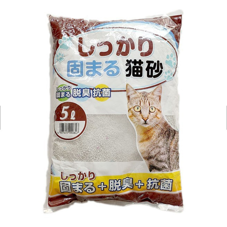 Cát vệ sinh cho mèo nhật bản 5L (Giao mùi ngẫu nhiên)