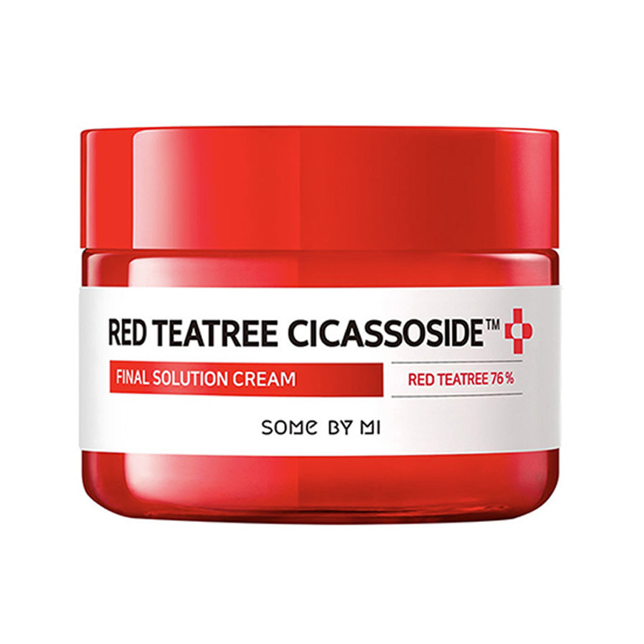 Kem Dưỡng Da Hỗ Trợ Trị Mụn Some By Mi Red Tea Tree Cicassoside Final Solution Cream 60g