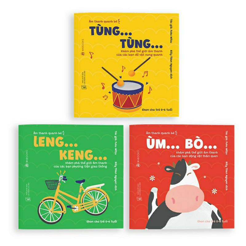 Combo : Sách Ehon - Âm Thanh Quanh Bé Dành Cho Trẻ Từ 0 - 6 Tuổi