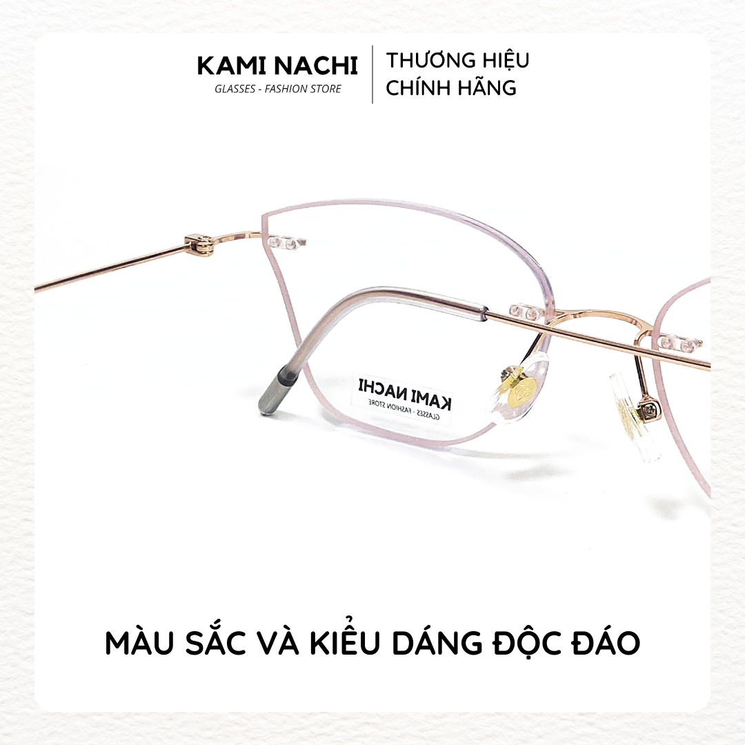Gọng kính The Business Man phiên bản Butterfly chất liệu Titanium mạ Ion KAMI NACHI