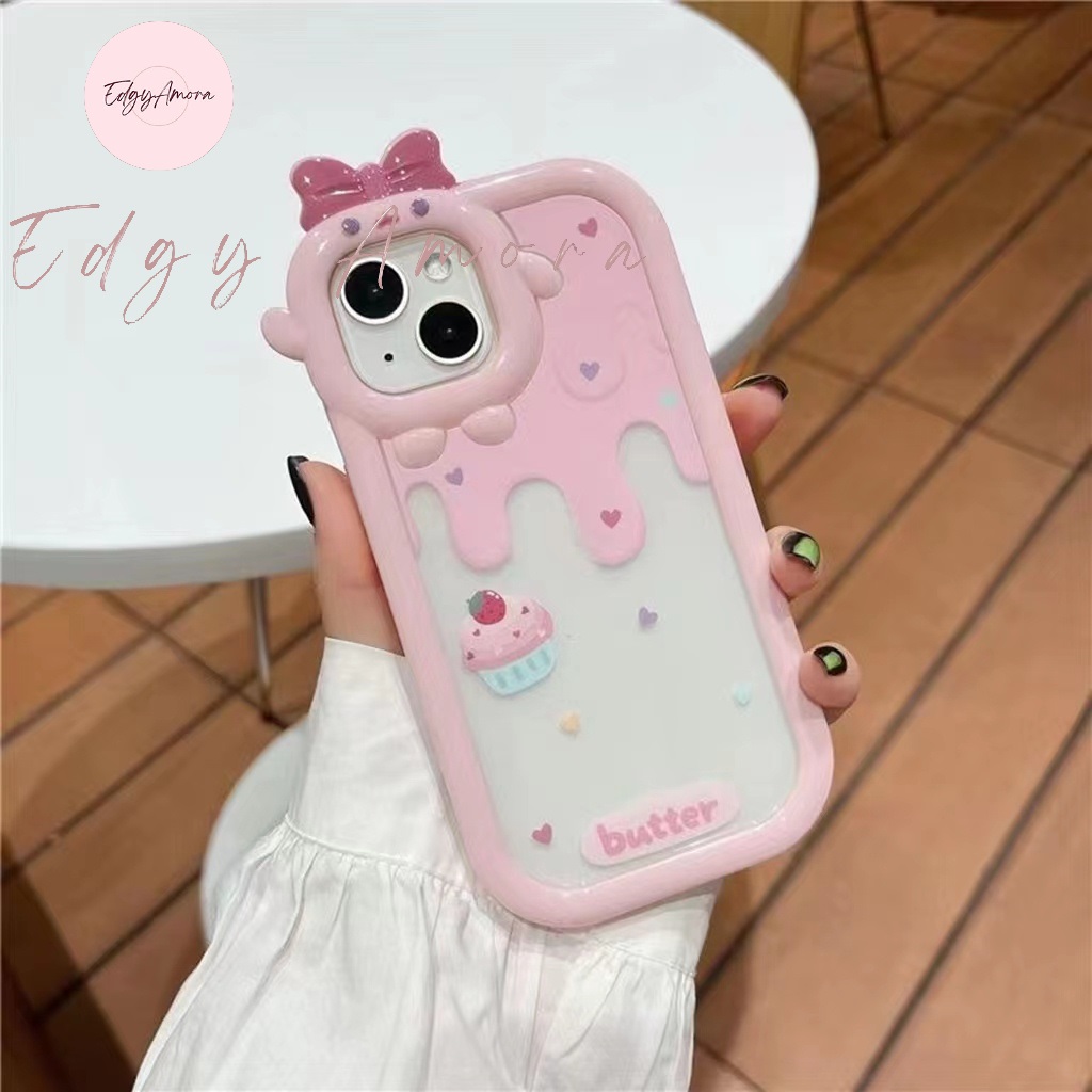 Ốp lưng Iphone chống sốc họa tiết bánh butter dâu dành cho Iphone 11 / Phone 11 Pro / Iphone 11 Pro Max / Iphone 12 / Iphone 12 Pro / Iphone 12 Pro Max / Iphone 13 / Iphone 13 Pro / IPhone 13 Pro Max / Iphone 14/ Iphone 14 Pro / Iphone 14 Pro Max