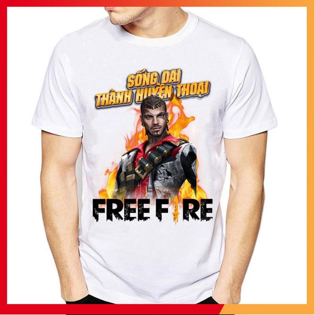 Áo thun Game Free Fire - Form rộng BIGSIZE AZ F2018