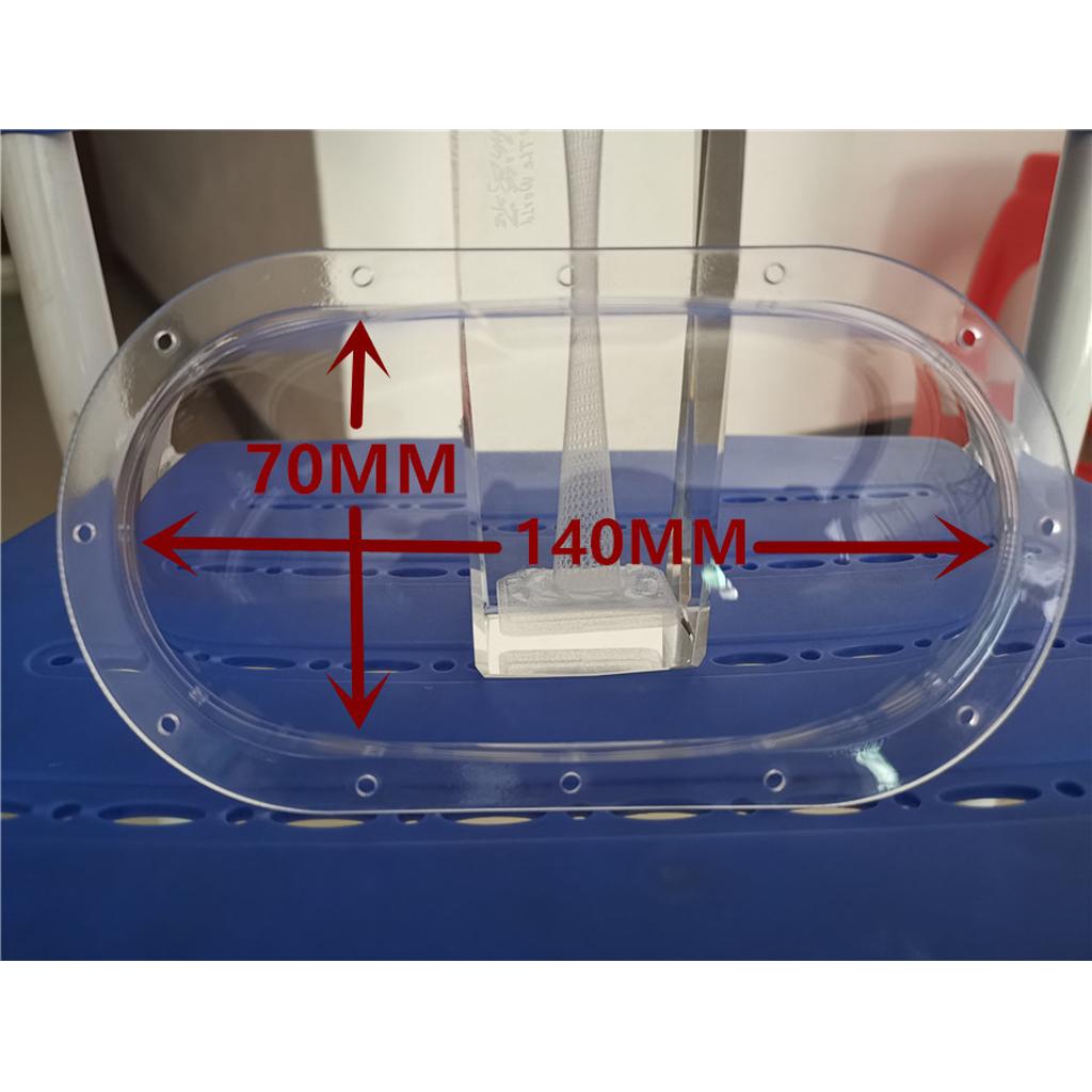 14*7 cm BJD Doll Body Đắp Mặt Mặt Nạ Bảo Vệ Acrylic Hình Bán Cầu Mặt Nạ