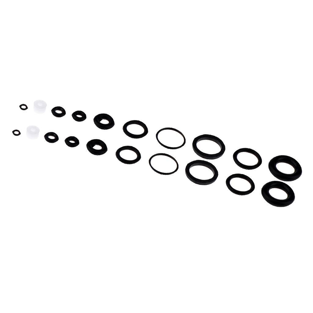 6 Set Black O-Ring Rubber Seals Suitable for Airbrush Internal Sealing Ring