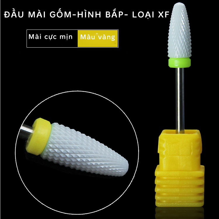 Đầu Mài Sứ Lắp Máy Mài Móng-Chuyên Dùng Cho Tiệm Nails