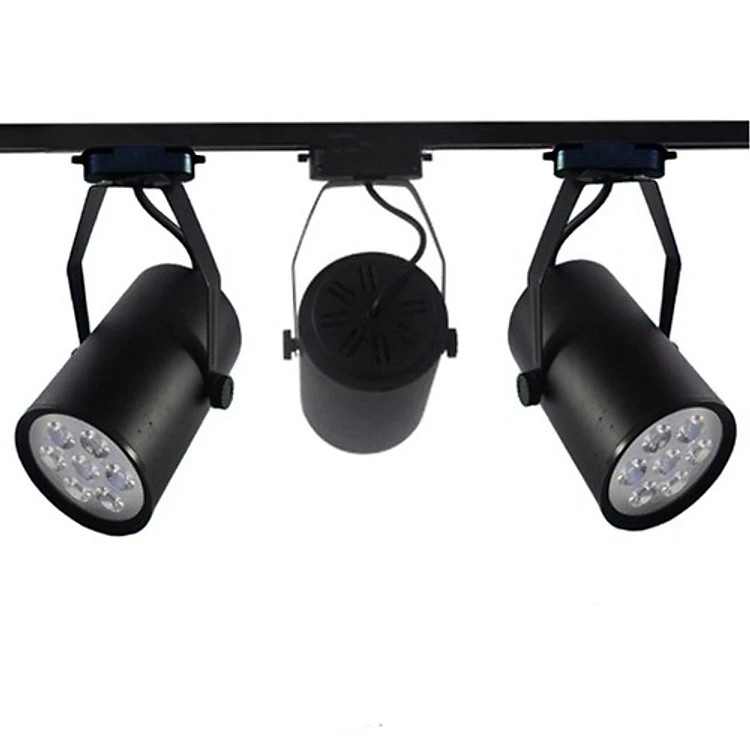 Combo 3 đèn rọi ray 7W + 1 ray 1 mét vỏ đen KX500 loại chuẩn