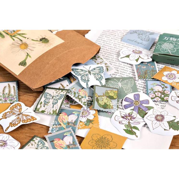 Bộ 46 Sticker Hàn Quốc dán trang trí SIÊU HOT E125