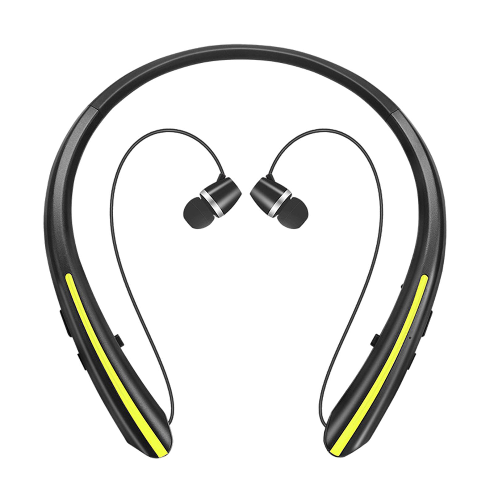 Stereo Wireless Bluetooth Headphone Headset with Mic Neckband Earbuds Sport