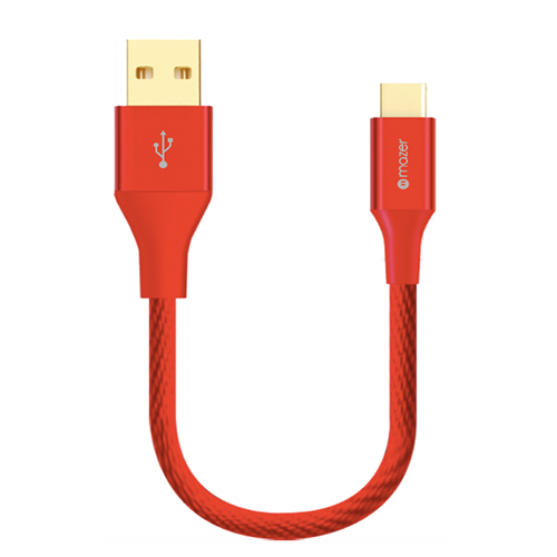 Dây Cáp Mazer ALU.DURA.TEK USB-A to USB-C Cable 3.1A (1.2m) - hàng chính hãng