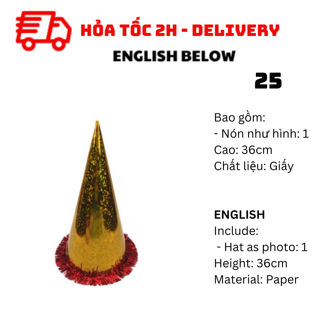 Nón Happy New Year Hat CBHP33