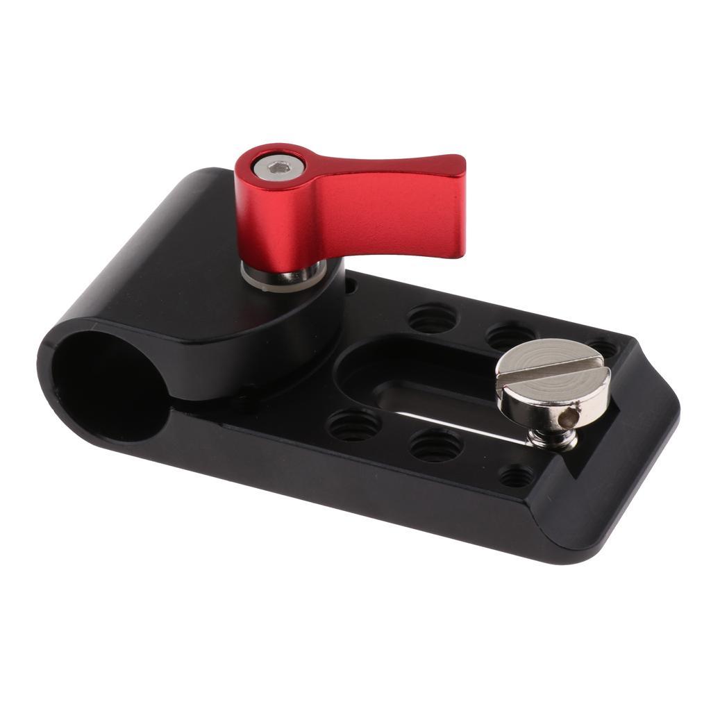 Porous Holder Clamp Mount for 15mm Rods Support Rail Follow Focus Rig DSLR