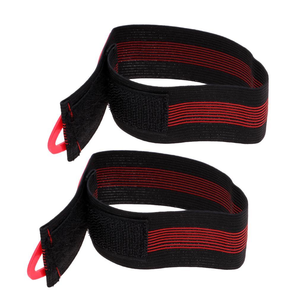 2x 1 Pair  Ankle Leg Strap Cycling Bike Pants Band Leg Clip Strap with The Ankle Clip,  Easily Ride And Climb