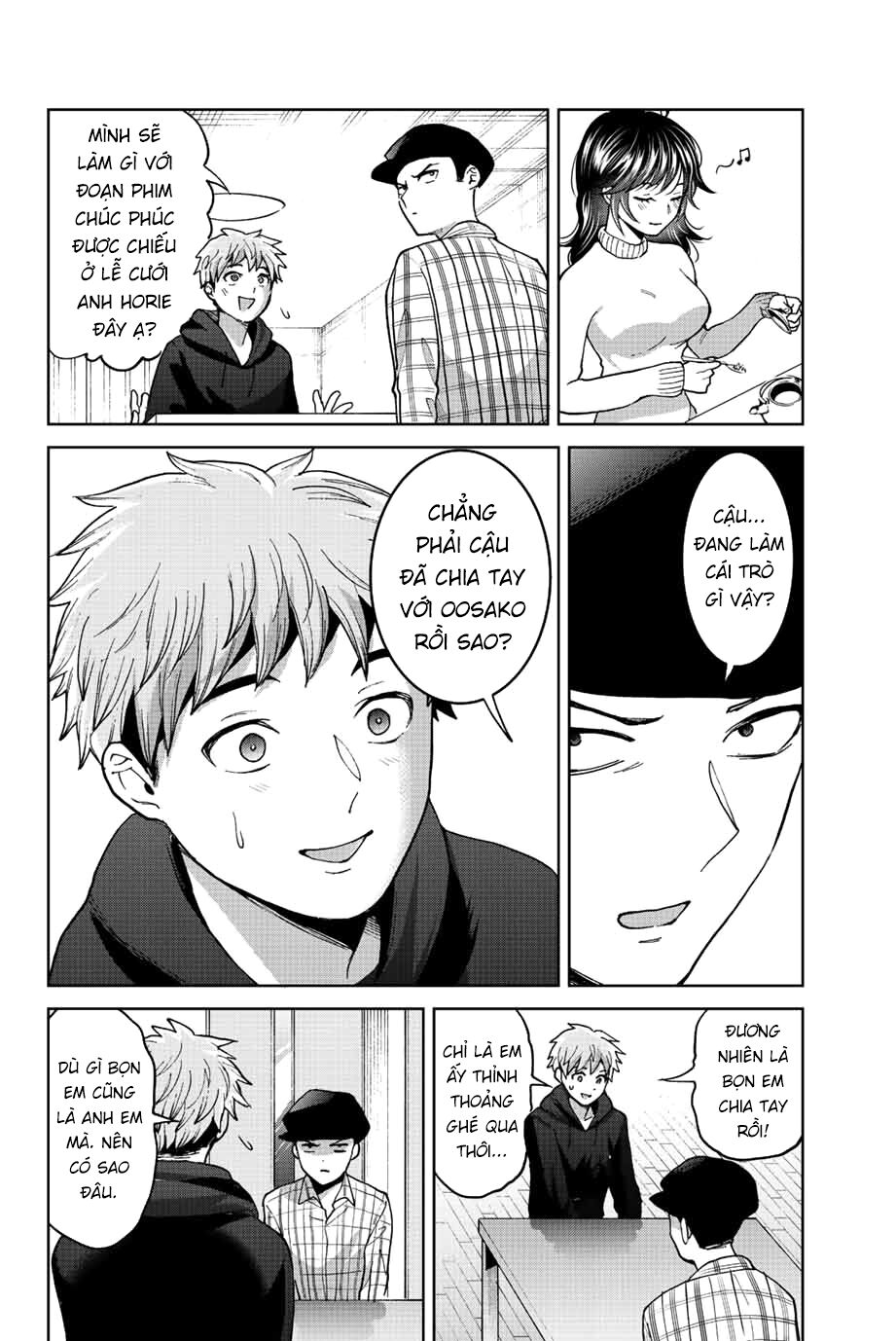 bokutachi wa hanshoku wo yameta chapter 48 14