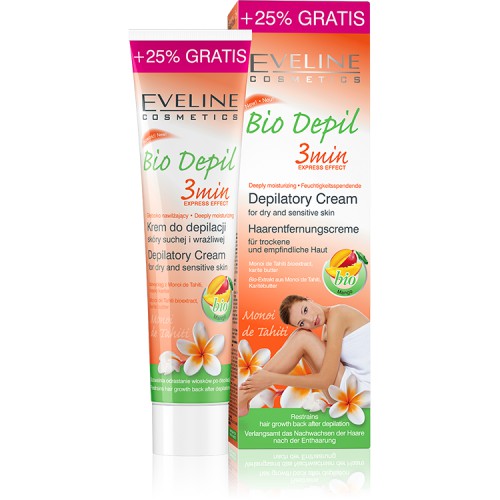 Kem Tẩy Lông Hữu Cơ Tay, Chân, Nách, Bikini Eveline - EVEL3696