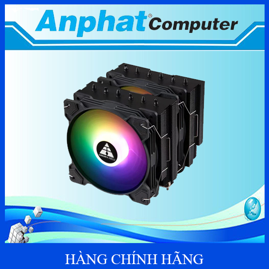 Quạt tản nhiệt khí CPU GOLDEN FIELD BLACK 2 FAN - Hàng Chính Hãng