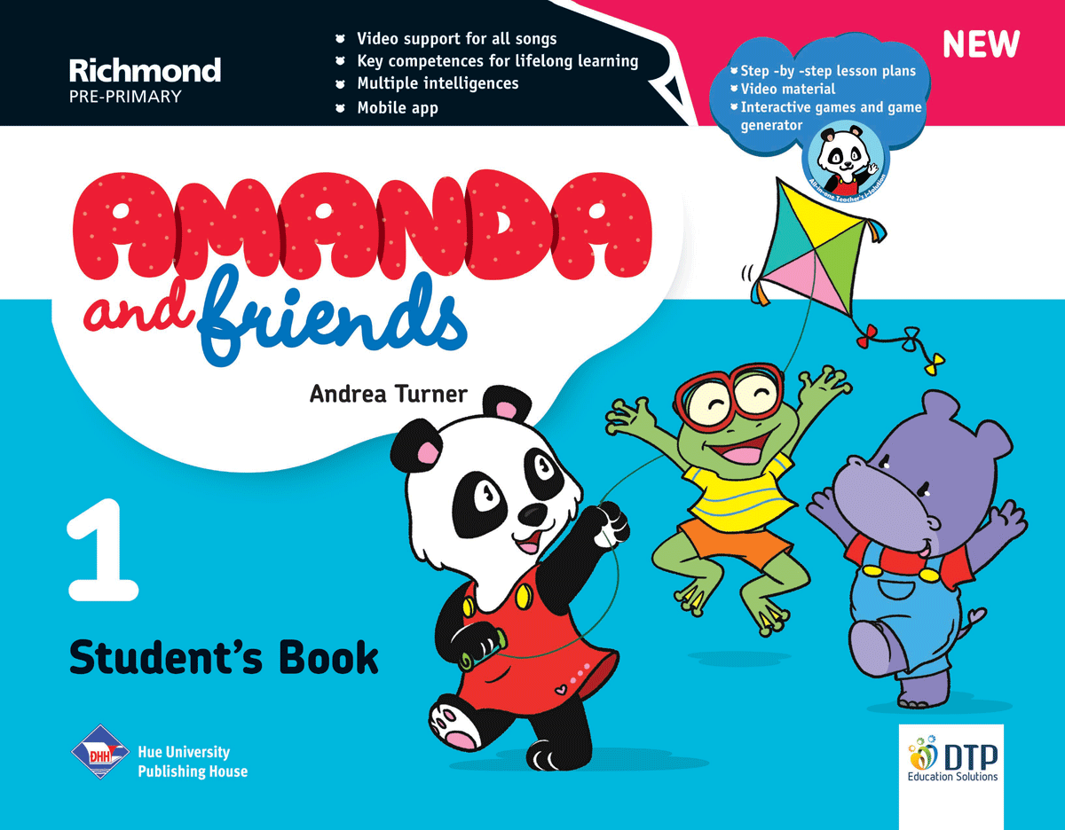 New Amanda & Friends Student's Book Level 1 with Sticker & Pop out