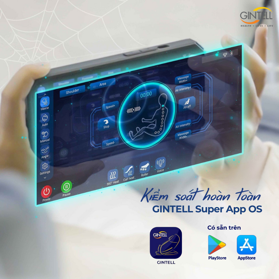 [PHIÊN BẢN GIỚI HẠN] Ghế Spider-Man Massage Toàn Thân GINTELL | 24 Tháng Bảo Hành Chính Hãng