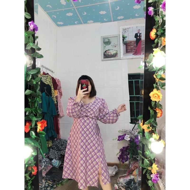 Đầm xẻ tà Bigsize