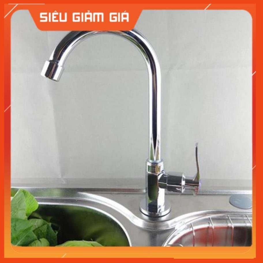 Vòi nước bằng thép không gỉ thiết kế hiện đại dành cho bồn rửa chén 206806