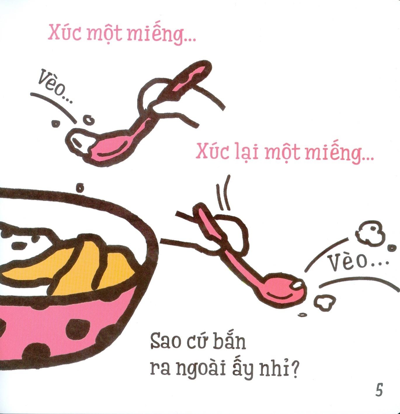 Ehon Kĩ Năng Sống - Tập 21 - Miu Miu Tự Lập - Xúc Cơm Ăn (Dành Cho Độ Tuổi 1-6) (Tái Bản 2023)