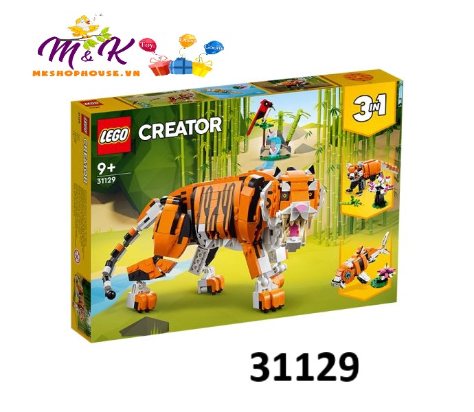 LEGO CREATOR Bộ Lắp Ráp Mãnh Hổ 31129