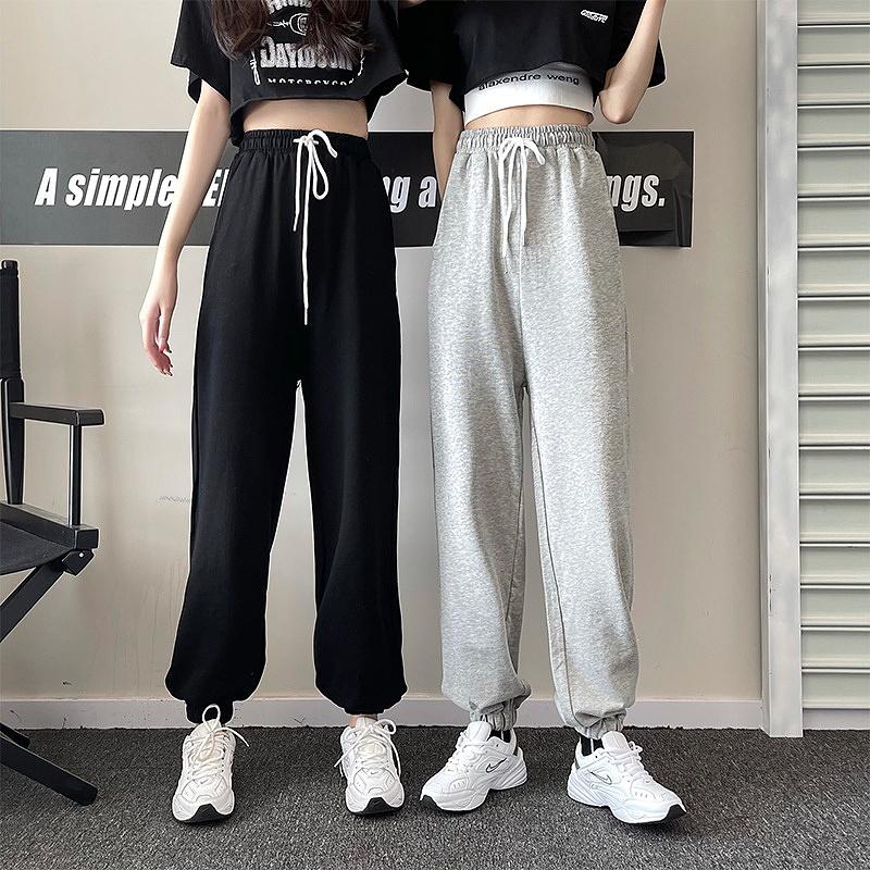 Quần jogger nữ ,quần jogger unisex thể thao,form rộng chất len tổ ong dày dặn, bo gấu, basic phong cách QN003