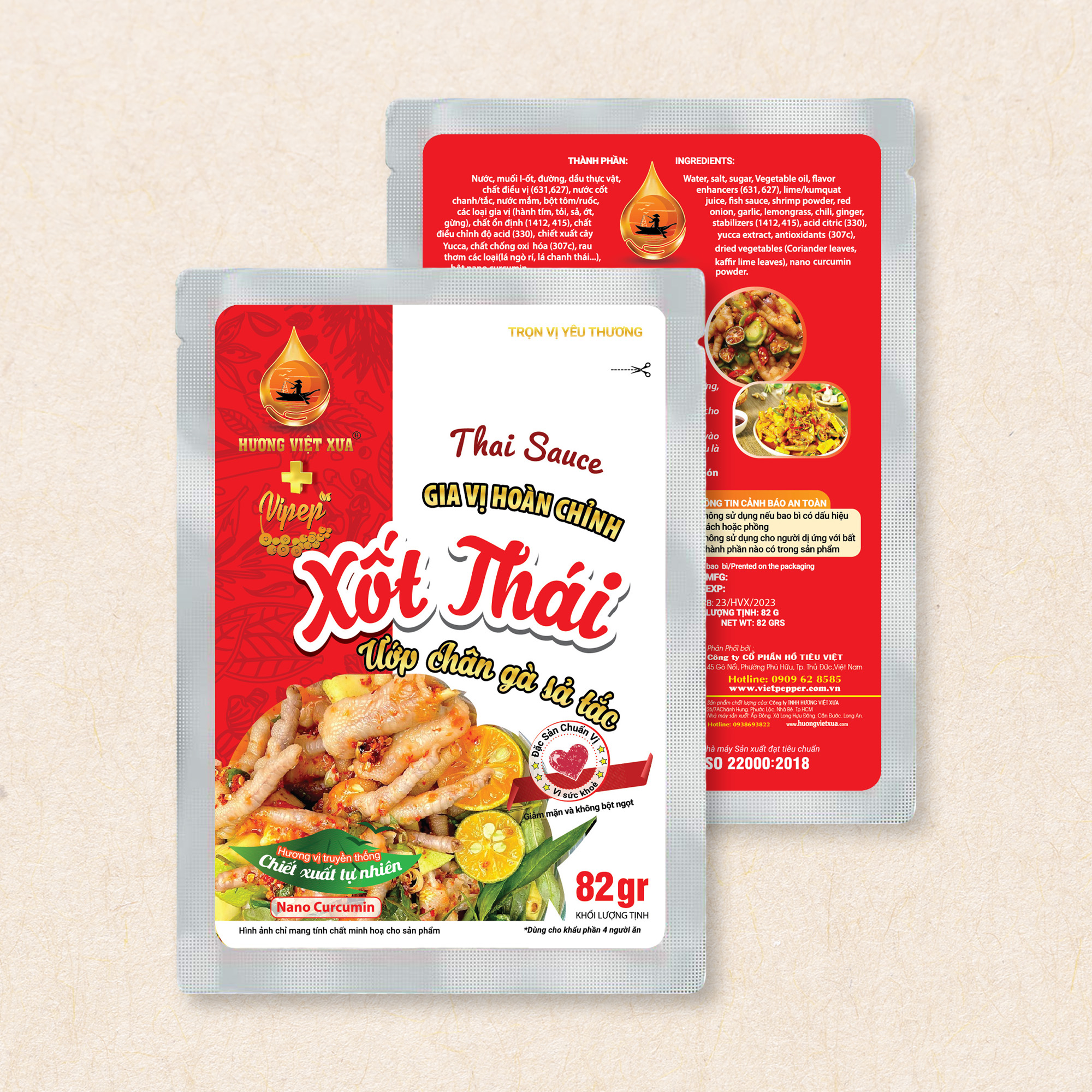 Gói Gia Vị Xốt Thái Vipep 82g