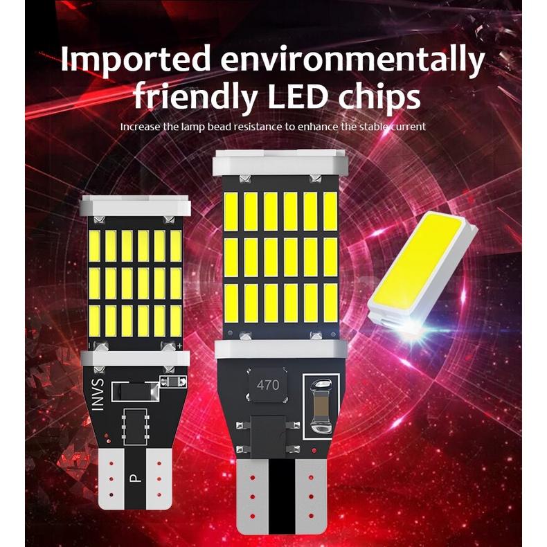 Đèn Led Tín Hiệu Canbus T15 4014 45smd Cho Xe Hơi