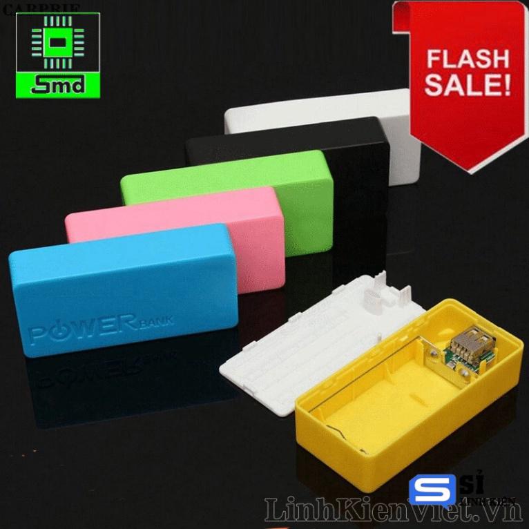 Box sạc dự phòng 2 cell vỏ nhựa