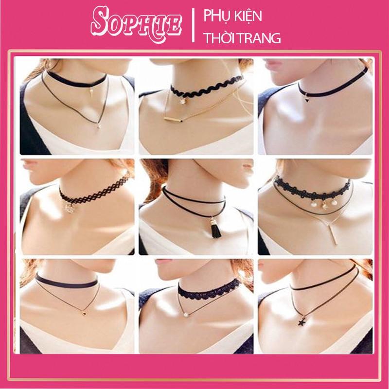 Vòng cổ choker SOPHIE vòng cổ thời trang nhiều mẫu