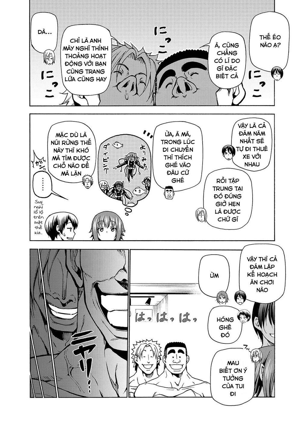 cô gái thích lặn - grand blue chapter 33 8