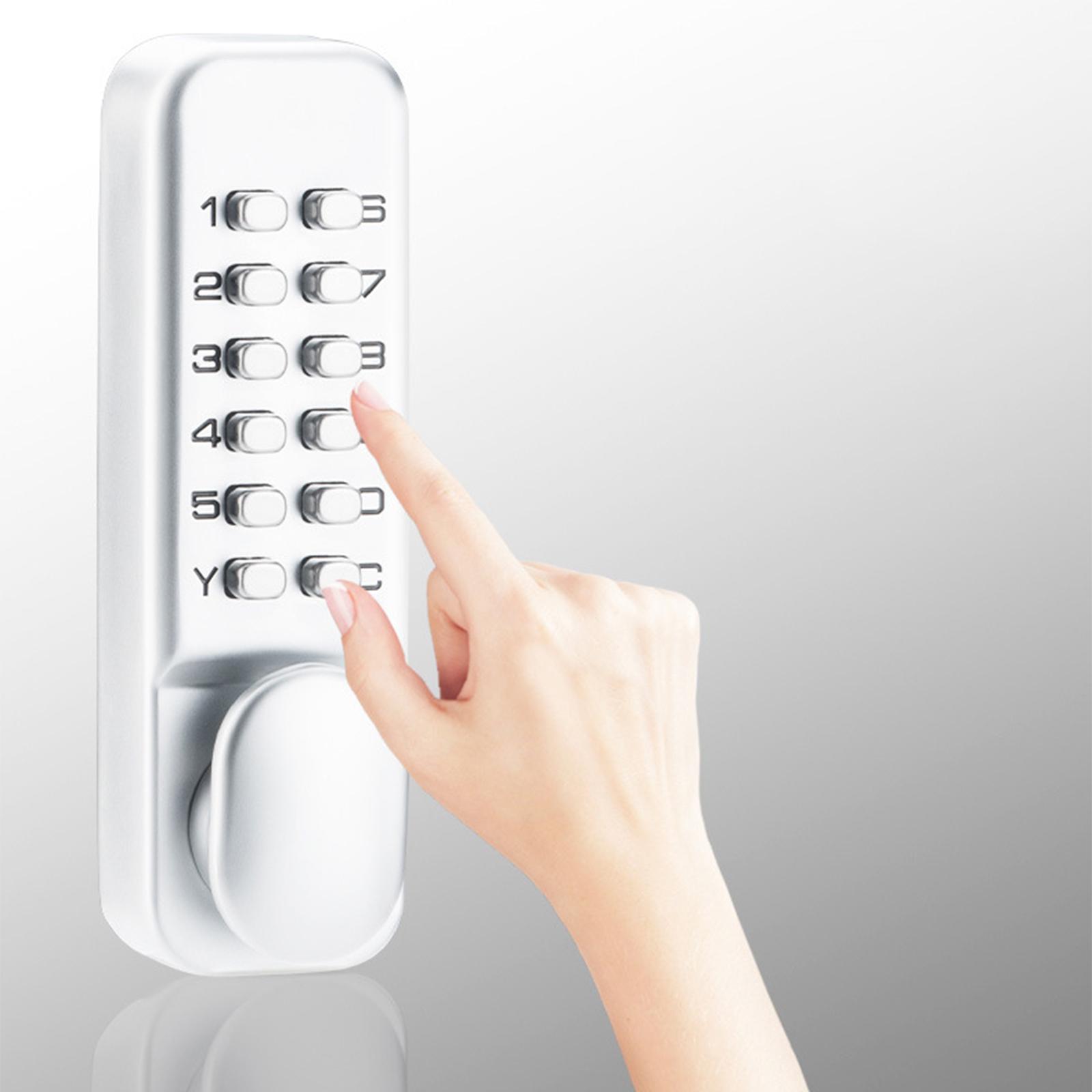 Keypad Door Lock, Entry Door Lock Mechanical Lock, Combination Knob Lock for
