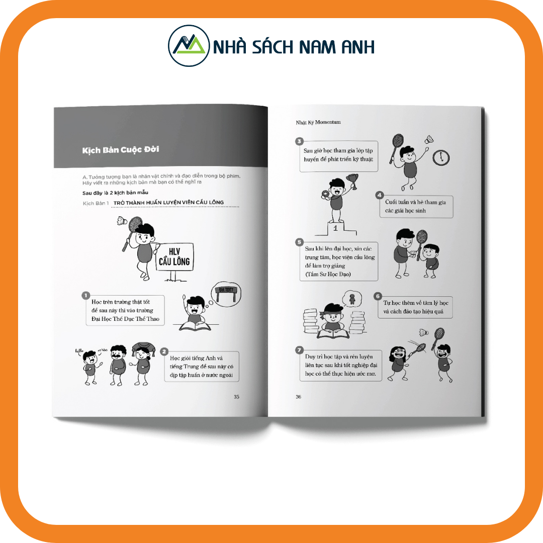 Sổ tay Nhật Ký Momentum - Tác giả Dư Anh Khoa