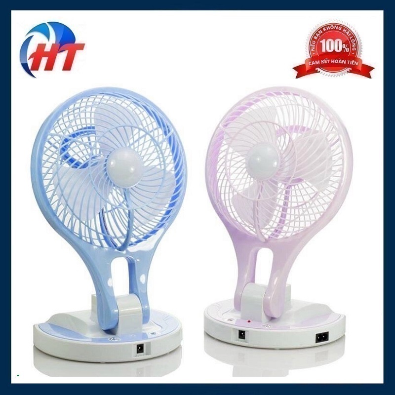 Quạt tích điện có đèn led mini fan 5580 ( FAN 5580) - HT