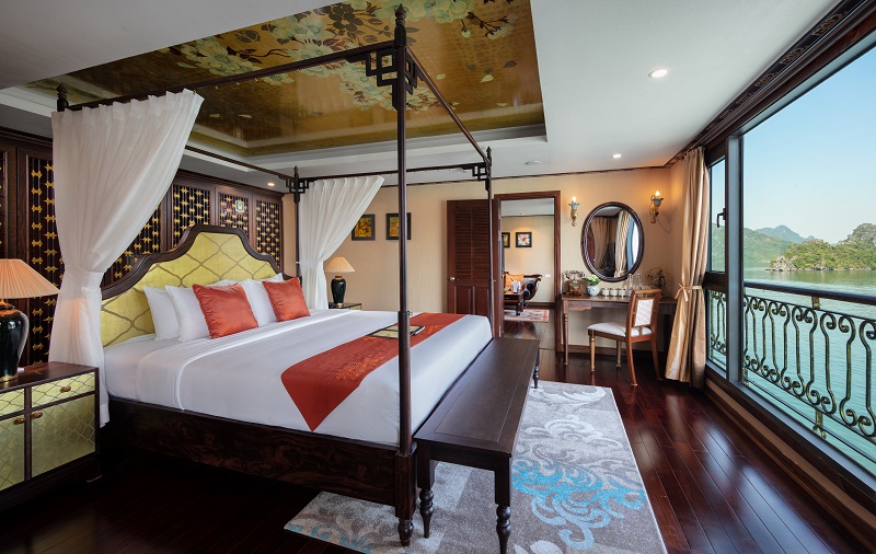 Du Thuyền Indochine Cruise 5* Hạ Long 2N1Đ, Khởi Hành Hàng Ngày