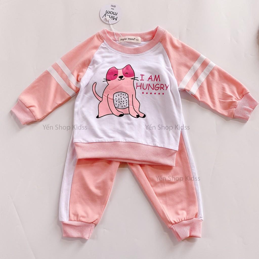Bộ Dài Tay Da Cá Hàng Minky Mom Họa Tiết Động Vật Cho Bé (Size 7-19kg ) (SP001370