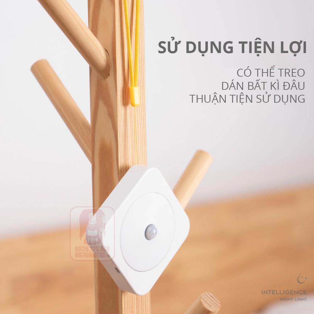 ĐÈN LED cảm ứng tự động pin sạc, nhỏ gọn tiện dụng, tự sáng khi có di chuyển