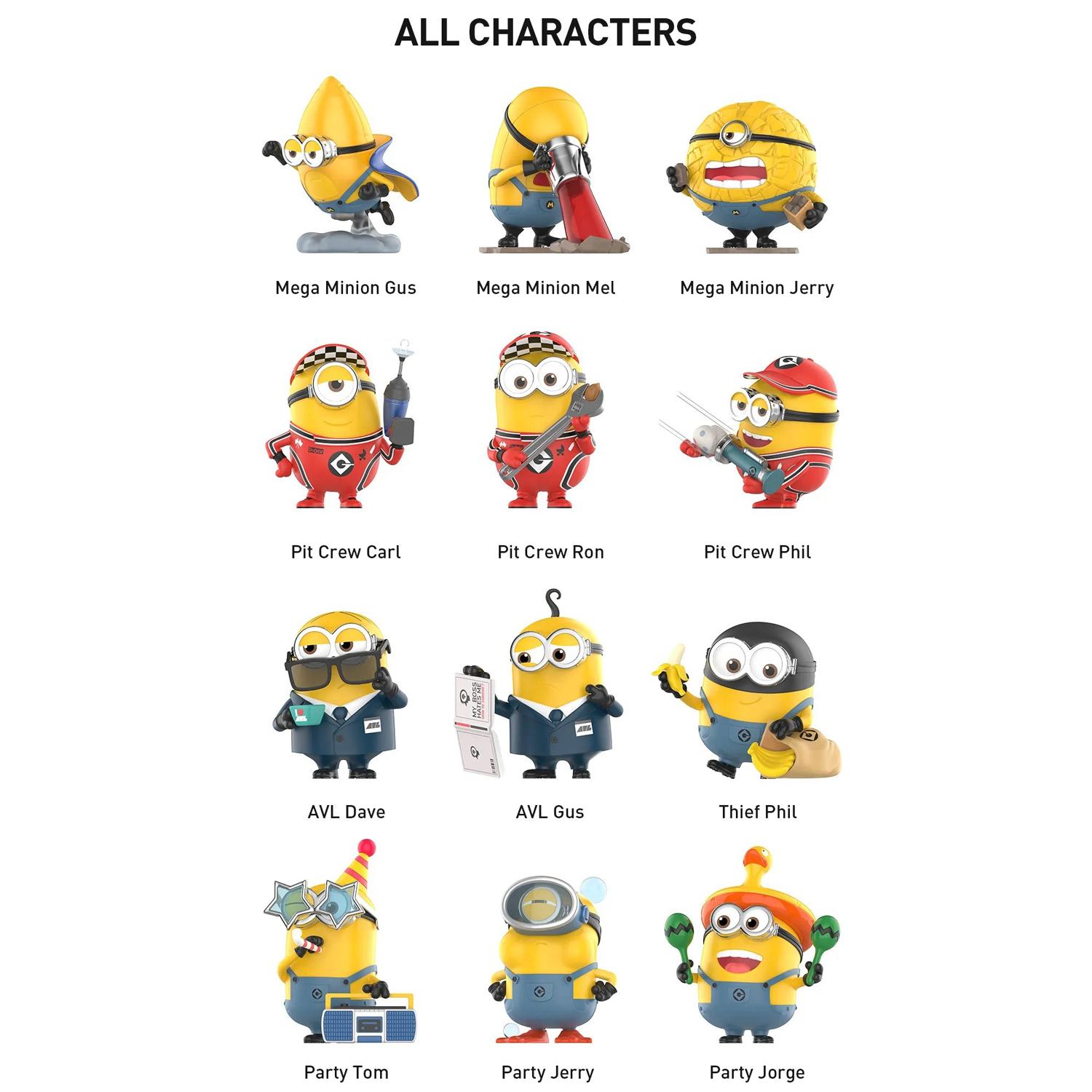 Đồ Chơi Mô Hình Pop Mart Universal Despicable Me 4 Series Figures (Mẫu Bên Trong Là Ngẫu Nhiên)
