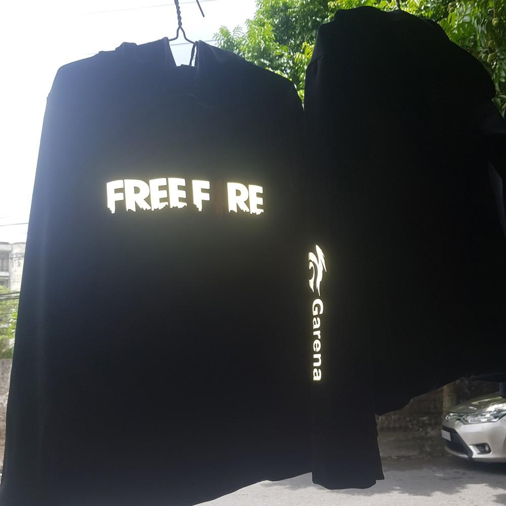 áo hoodie freefire phản quang, áo hoodie game free fire phản quang