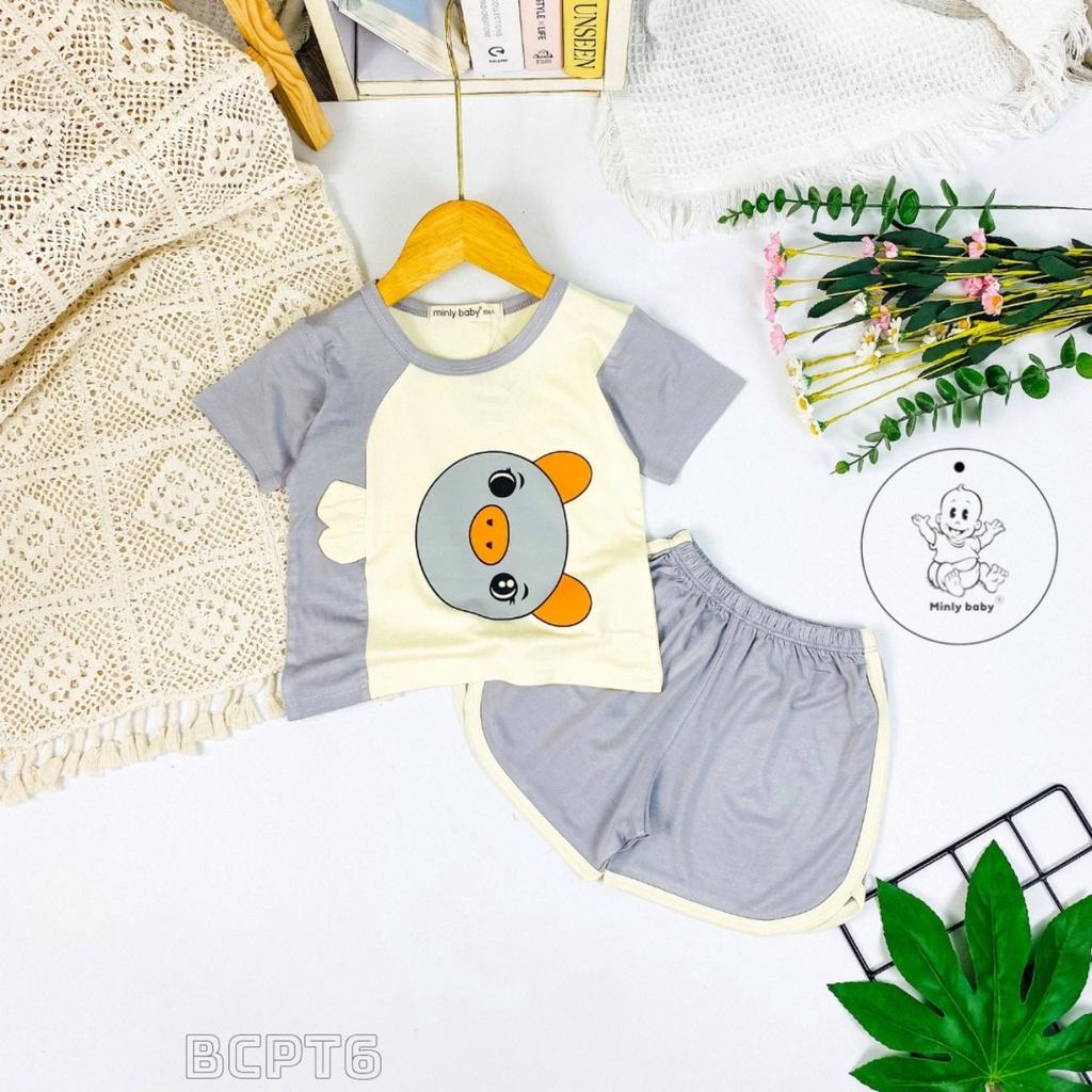 Đồ bộ bé gái, bộ cộc tay mùa hè cho bé họa tiết đáng yêu size 5-28kg chất cotton mềm mịn mát