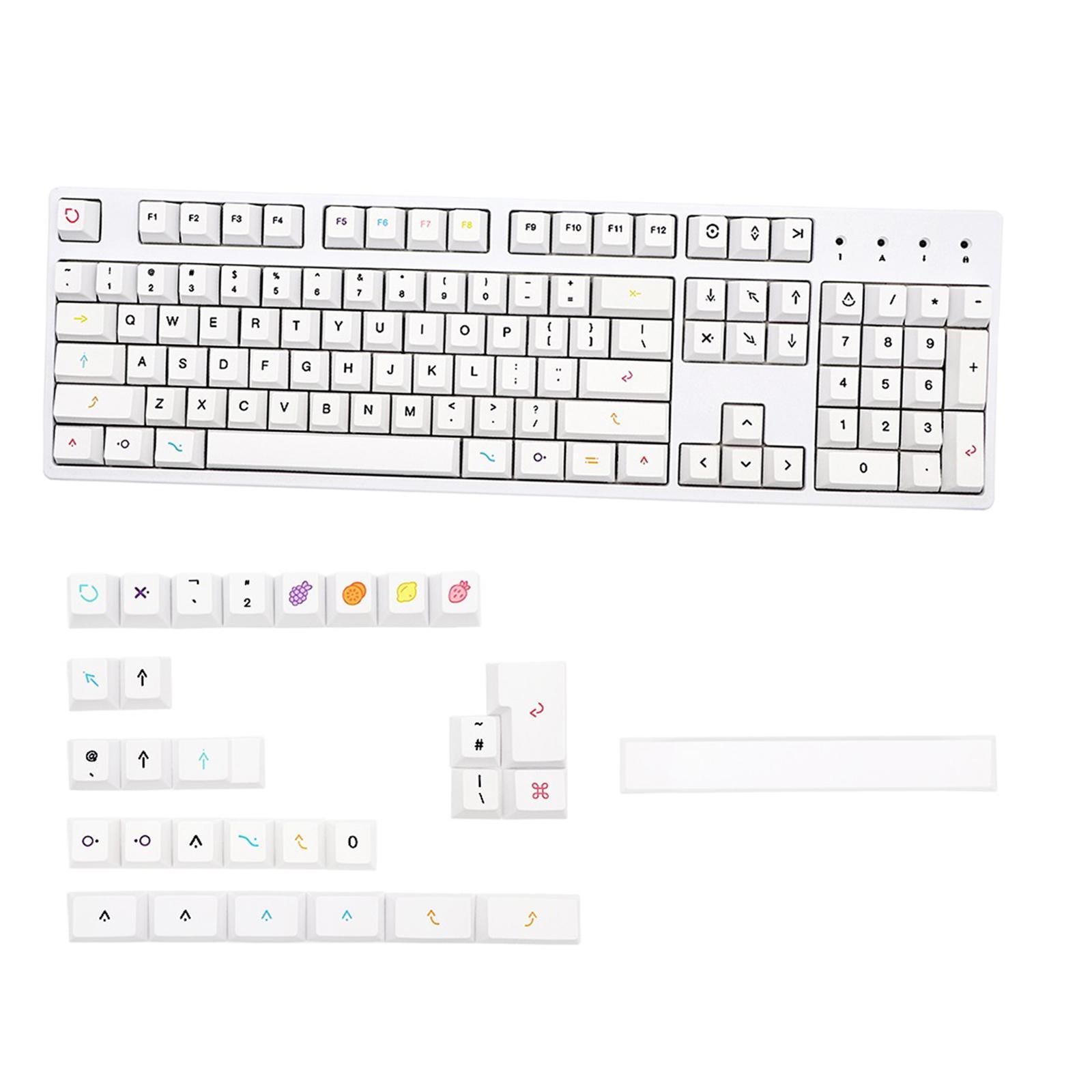 PBT 134 Keys Keycaps Full  for Cherry  Premium