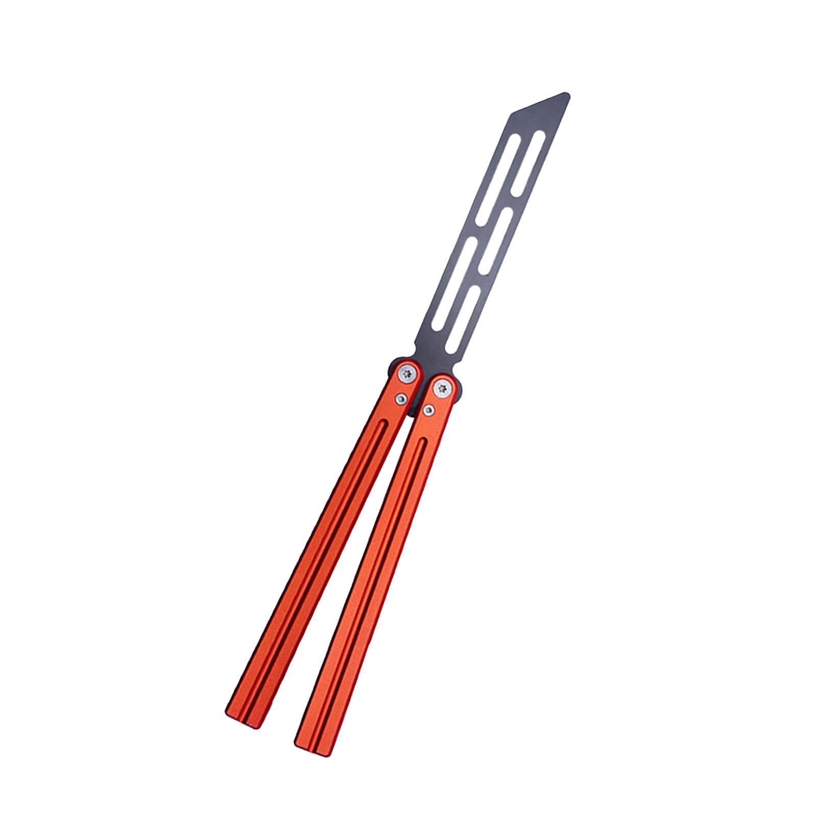 Butterfly Toy Tool Metal Training Tool Dull Blade Folding Dull Tool Trainer